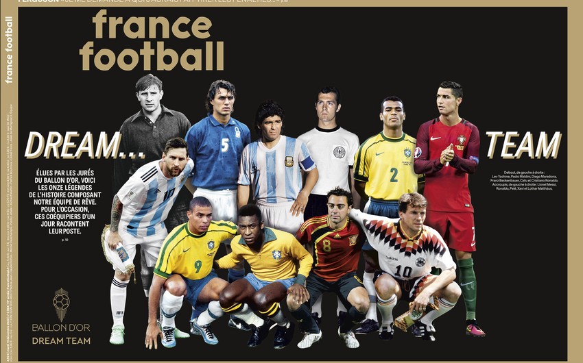 Xəyalların komandasınında yer alan 11 əfsanə